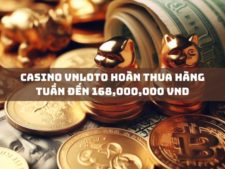casino vnloto hoan thua hang tuan den 168000000 vnd