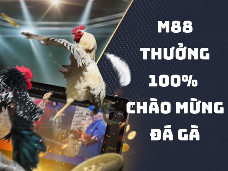 m88 thưởng 100% chào mừng đá gà
